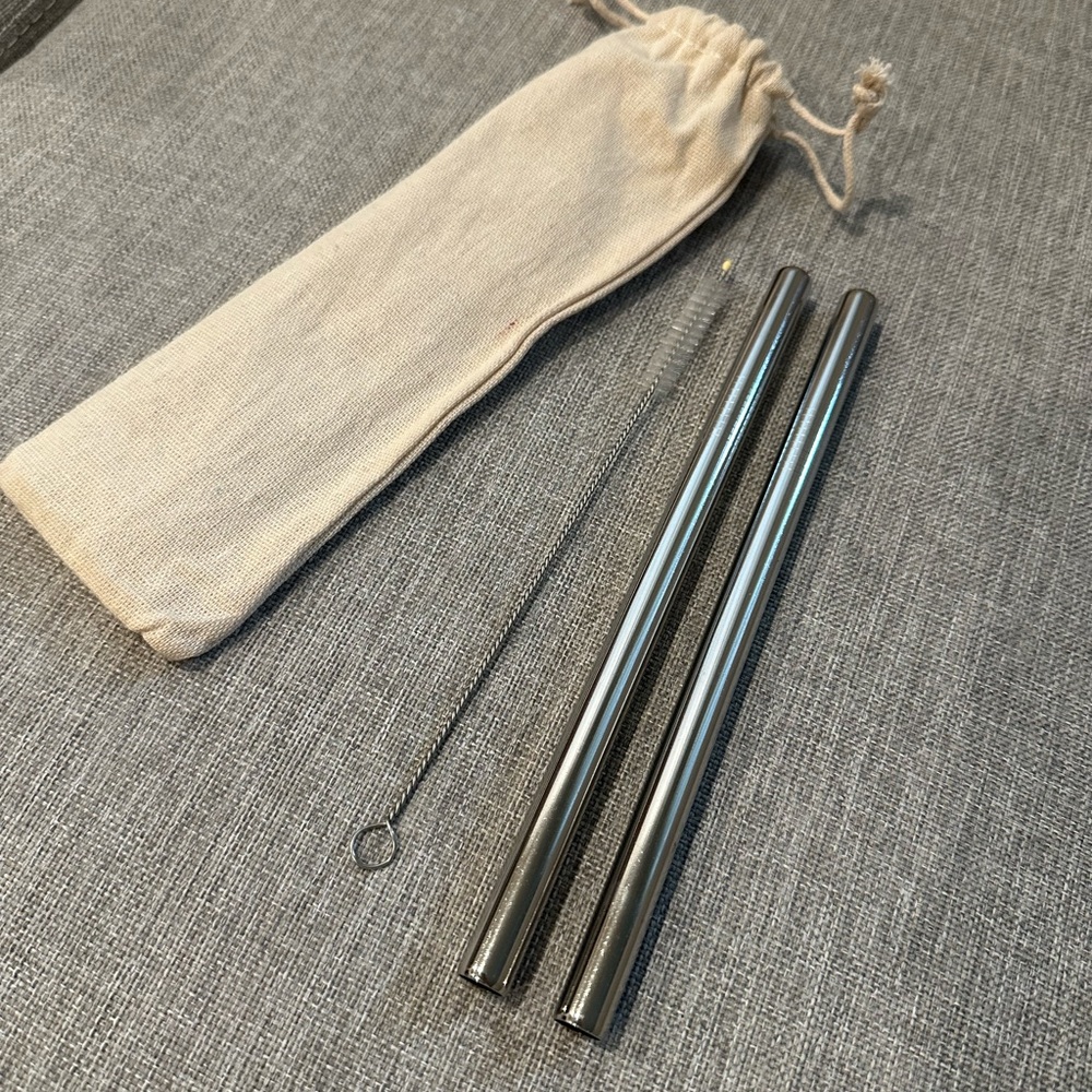 New Reusable Boba Straws + Cleaner Set